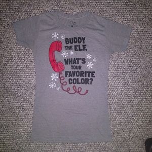 Grey buddy the elf t-shirt
